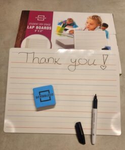 5 Pack Double Sided Whiteboards Lined Dry Erase Board for Kids Ruled Writing Board Handwriting Practice for Kids Small White Board Dry Erase Boards Lines 9x12 Student 5 Dry Erase Markers Included 37 71QAAqxpZLL