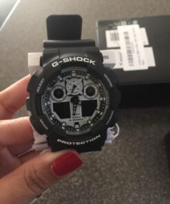 Casio G-Shock GA-100BW-1A White and Black Series Luxury Watch - Black/One Size 54 71QBE6Mw0mL