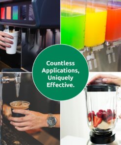 Stera Sheen - Green Label - Sanitizer, Cleaner, & Milkstone Remover - Cleaner & Sanitizer for Soft Serve, Shake Machines, Ice Maker & Ice Machines, Other Restaurant Equipment - 4 lb Jar (4 count) 10 71QBNmaVsoL