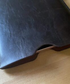 Dockem Executive Sleeve for iPad Mini 6, 5, 4, 3, 2, 1: Premium Synthetic Leather Tablet Case: Slim, Microfiber Lined, Professional, Protective Cover (Dark Brown) iPad Mini 1, 2, 3, 4 & 5 Dark Brown 31 71QBRQfyDBL 3