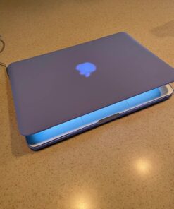 IBENZER Compatible with MacBook Pro 13 Inch case A1278 Release 2012-2008, Plastic Hard Shell Case with Keyboard Cover for Apple Old Version Mac Pro 13 with CD-ROM, Serenity Blue, P13SRL+1A For Previous Generation MacBook Pro 13'' A1278 53 71QCnBIEqKL