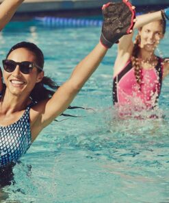 Speedo Aqua Fit Swim Training Gloves Small Charcoal/Red 10 71QD6vBJ4HL