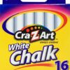 Cra-Z-Art Classroom Chalk, White, Pack Of 16 Pieces 57 71QE 34OkML