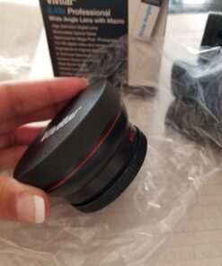 52MM 0.43x Wide Angle Conversion Lens with Macro for Nikon D3200, D3300, D5100, D5200, D5300, D5500, D7200, D90, D500, D600, D610, D700, D750, D800 40 71QF9H65auL