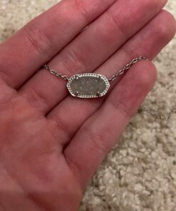 Kendra Scott Elisa Pendant Necklace for Women, Fashion Jewelry, 14k Gold-Plated GOLD - IRIDESCENT DRUSY 44 71QFK0bPcJL