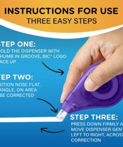 BIC Wite-Out EZ Correct Correction Tape, 2-Count 2 Count (Pack of 1) 18 71QFdPcWM L