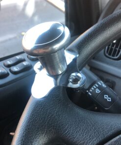 United Pacific 70108 Heavy Duty Aluminum Steering Wheel Spinner for Trucks & Heavy Equipment, Reduce Effort & Fatigue, Universal Design - ONE Unit 27 71QGGiYU7yL 1