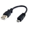 StarTech.com 6in Micro USB Cable - A to Micro B - USB to Micro B - USB 2.0 A Male to USB 2.0 Micro-B Male - 6-inches - Black (UUSBHAUB6IN) 1 Count (Pack of 1) Straight 61 71QGa1JegL