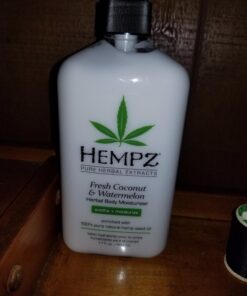 Hempz Body Lotion - Fresh Coconut & Watermelon Daily Moisturizing Cream, Shea Butter Body Moisturizer - Skin Care Products, Hemp Seed Oil - Large Coconut and Watermelon 27 71QGuyQvKL