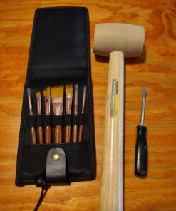 MyArtscape Travel Paint Brush Set, 7 Ultra Short-Handle Brushes with Case Holder - for Watercolor, Gouache and Acrylic - Synthetic Hair - Ideal for Plein Air Painting - Art Supplies 41 71QHUMHF0pL