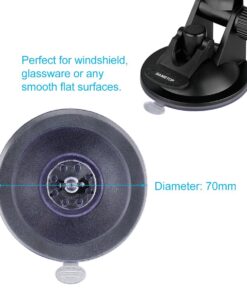 Sametop Suction Cup Mount Compatible with Gopro Hero 12, 11, 10, 9, 8, 7, 6, 5, 4, Session, 3+, 3, 2, 1, Hero (2018), Max, Fusion, DJI Osmo Action Cameras; Perfect for Car Windshield and Window 41 71QHlL0plrL