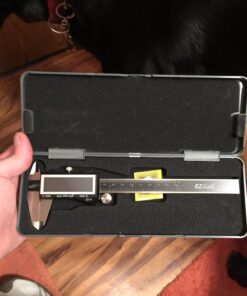 iGaging IP54 Electronic Digital Caliper 0-6" Display Inch/Metric/Fractions Stainless Steel Body 6" 32 71QIRz21QBL