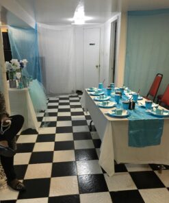 Falk Fabrics Tulle Spool, 6-Inch by 100-Yard, Aqua 5 71QIykoq24L