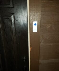 SadoTech Wireless Doorbell for Home - Battery Operated, 1000 Feet, Waterproof Door Bell w/LED Flash, 1 push button + 1 receiver, Waterproof White 54 71QJ0WqJ1aL