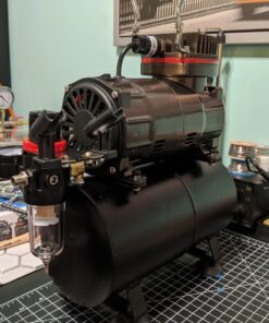 Master Performance G233 Pro Set Master Airbrush with 3 Nozzle Sets (0.2, 0.3 & 0.5mm Needles, Fluid Tips and Air Caps) - Dual-Action Gravity Feed Airbrush, 1/3 oz Cup, Cutaway Handle - How-to-Guide Without Hose 49 71QKIfmJS4L 2