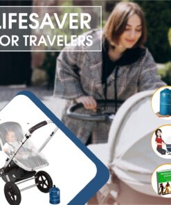 Stroller Mosquito Net for Baby - Durable, Simple Setup System - Extra Fine Holes to Protect Against Mosquitos and Wasps - no Harmful Chemicals - Perfect Fit for Stroller Net, for Car Seats & Carriers 20 71QKOYxeCVL 1