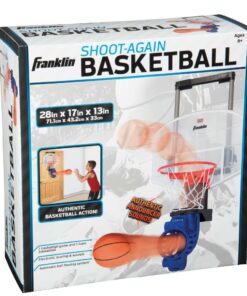 Franklin Sports Mini Basketball Hoop with Rebounder and Ball - Over The Door Basketball Hoop With Automatic Ball Rebounder - Indoor Basketball Game For Kids Arcade 11 71QLhcJDB4L
