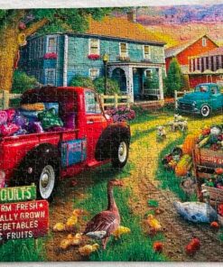 Buffalo Games - Quilt Farm - 1000 Piece Jigsaw Puzzle 30 71QMMGRVKkL