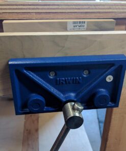 IRWIN Woodworking Vise, 6-1/2-Inch (226361) Silver/Blue 53 71QMSBdROUL