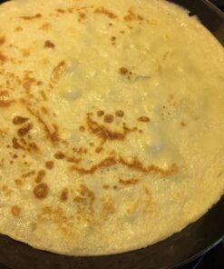 de Buyer Blue Carbon Steel Crepe & Tortilla Pan - 9.5” - Ideal for Making & Reheating Crepes, Tortillas & Pancakes - Naturally Nonstick - Made in France 9.5" 38 71QMXMxbDL