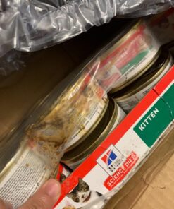 Hill's Science Diet Wet Cat Food, Kitten, Liver & Chicken Recipe, 5.5 oz. Cans, 24-Pack 28 71QNf68GlJL