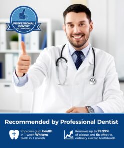 TEETHEORY Electric Toothbrush for Adults with 8 𝐁𝐫𝐮𝐬𝐡 𝐇𝐞𝐚𝐝𝐬, Sonic Electric Toothbrush with 40000 VPM Deep Clean 5 Modes, Rechargeable Toothbrushes Fast Charge 4 Hours Last 30 Days Grey 18 71QNrQb17eL