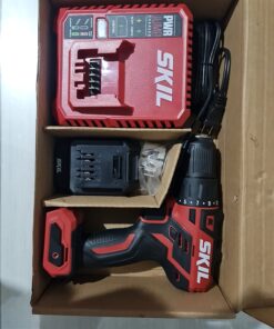 SKIL PWR CORE 12 Brushless 12V 1/2 Inch Cordless Drill Driver Includes 2.0Ah Lithium Battery and PWR JUMP Charger - DL529002 Drill Driver Kit_V1 21 71QPlhV5L