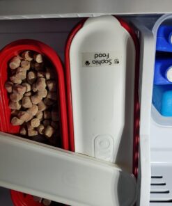 SUMO Ice Cream Containers with Lids for Homemade Ice Cream - Set of 2 Tubs - 1.5 Quart or 3 Pints per Container, Reusable Ice Cream Containers for Freezer Storage, Red 43 71QQExZSESL