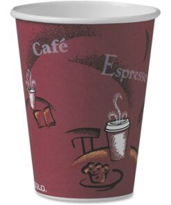 Solo OF12BI-0041 12 oz Bistro SSP Paper Hot Cup (Case of 300) 300 Count (Pack of 1) 4 71QQMCaVo L