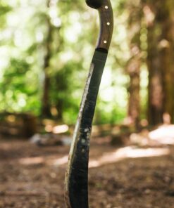 Condor Tool & Knife Golok Machete with Leather Sheath | Heavy Duty Machete | High Carbon Steel | Walnut Handle | Hand Crafted Leather Sheath | Tactical Machete | 0.2in Thick | 14.5in Blade | 30.7oz 1 31 71QQrIMWqCL 1