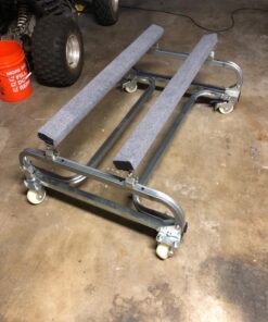 ECOTRIC Watercraft PWC Dolly Boat Jet Ski Stand Storage Trailer Watercraft Cart Watercraft Dolly PWC Dock Slipway Cart Adjustable Bunks W/ 4 Casters and 2 Brakes 1000lb Capacity 53 71QR GbQvPL