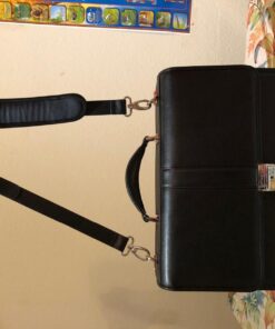 Samsonite Leather Flapover Briefcase One Size Black 17 71QRO SYC6L