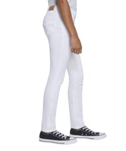 Levi's Girls' 711 Skinny Fit Jeans 10 White 13 71QTPlxX3fL