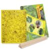 Kensizer 20-Pack Fruit Fly Trap, Yellow Sticky Gnat Traps Killer for Indoor/Outdoor Flying Plant Insect Like Fungus Gnats, Whiteflies, Aphids, Leaf Miners - 6x8 in, Twist Ties Included 29 71QTcohByvL