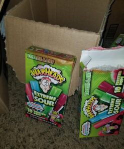 Warheads, Fat Free Freezer Pops, Assorted Flavors, Extreme Sour ,12 Boxes,10 - 1 oz pops per box,1 Ounce (Pack of 120) 1 Ounce (Pack of 120) 24 71QTsRiMhLL