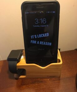 Spigen S370 Designed for Apple Watch Stand and Cell Phone Stand for Any Apple Watch Series and Phone 35 71QUsk7OWL