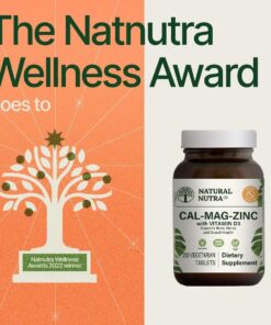 Natural Nutra Calcium Magnesium Zinc Supplement with Vitamin D3 for Bone Strength, Health, Gluten Free and Sugar-Free, Essential Mineral Complex, 250 Count (Pack of 1) 250 Count (Pack of 1) 10 71QVkyL9uoL