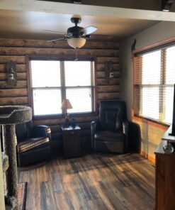 York Wallcoverings Lake Forest Lodge Mountain Logs Removable Wallpaper Brown .136 35 71QW0sGu4wL