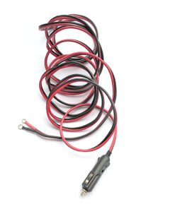 Alternative view of 12V 15A Heavy Duty Male to Male Cigarette Lighter Plug Charger Cord With LED Lights And Fuse Protection On Both Plugs