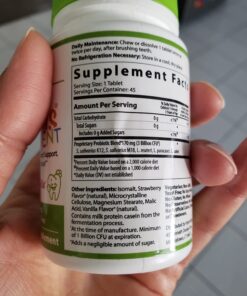 Hyperbiotics ENT Probiotic for Kids | Vegan Supplement for Ears, Nose, Throat | Chewable Tablets for Children | Strawberry Vanilla | Sugar Free | Digestive Health & Immune Support | 45 Count 33 71QXPhPtMZL