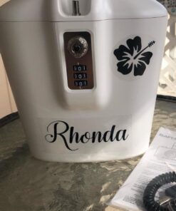 SAFEGO Portable Indoor/Outdoor Lock Box Safe with Key and Combination Access (White) White 67 71QXTa1UEHL