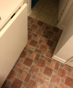 Nexus Self Adhesive 12-Inch Vinyl Floor Tiles, 20 Tiles - 12" x 12", Brick Pavers Pattern - Peel & Stick, DIY Flooring for Kitchen, Dining Room, Bedrooms & Bathrooms by Achim Home Decor 55 71QYWFiqVFL