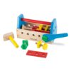 Melissa & Doug Take-Along Tool Kit Wooden Construction Toy (24 pcs), Multicolor, 10.0 x 5.55 x 4.75 5 71QYvW 3m9L