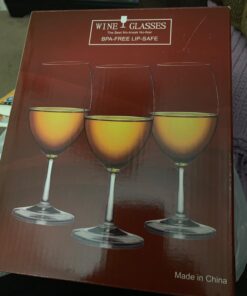 MICHLEY Unbreakable Wine Glasses, 100% Tritan Plastic Shatterproof Large Wine Glasses 20 oz, Set of 2 24 71QZ48t28L