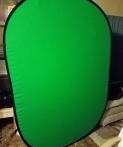 Fancierstudio 2 in 1 Chromakey Green Screen Chromakey Blue Screen Collapsible Backdrop Collapsible Reversible Background 5'x7' Chroma-Key Blue/Green By Fancierstudio RE2010 BG 49 71QZCMjHY7L