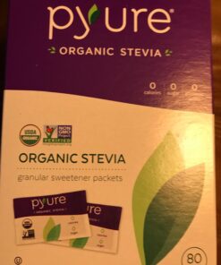 Pyure Organic Stevia Blend, Granulated All-Purpose - White Sugar Substitute, Zero Carb, Zero Sugar, Zero Calorie, Plant-Based Stevia Sweetener for Keto Friendly Food, 1 lb (16 oz) 1 Pound (Pack of 1) 31 71QZcsJSbML