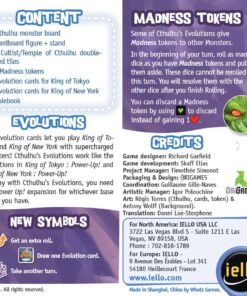 IELLO: King of Tokyo Cthulhu Monster Game Pack, Includes King of Tokyo & King of New York, 30 Minute Play Time, 2 to 6 Players, For Ages 10 and Up 11 71QZwSf64VL