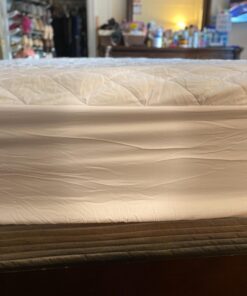 Utopia Bedding Quilted Fitted Mattress Pad (King) - Elastic Fitted Mattress Protector - Mattress Cover Stretches up to 16 Inches Deep - Machine Washable Mattress Topper White King 67 71Qau5gZsML