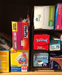 Deco Brothers Wrap Organizer Rack for Kitchen Cabinet, 3 Tier, Bronze 29 71QbBAXqlL