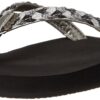 Reef Women's Twisted Star Cushion Rubber Flip Flop 6 Black Pewter 9 71Qc6DzzmL